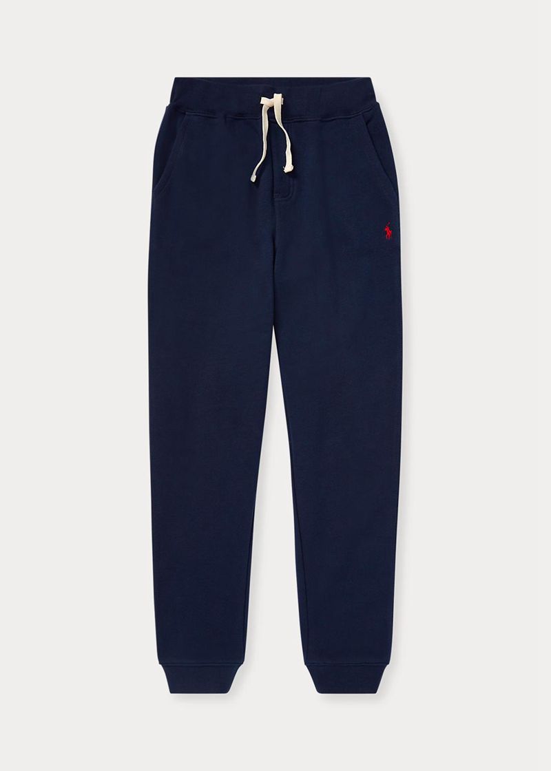 ラルフ ローレン パンツ ボーイ ネイビー 6-14 年 フリース Jogger SGZAV7689